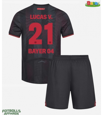 Bayer Leverkusen Lucas Vazquez #21 Hemmaställ Barn 2025-26 Kortärmad (+ Korta byxor)